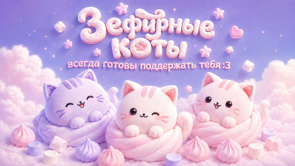 Зефирные коты